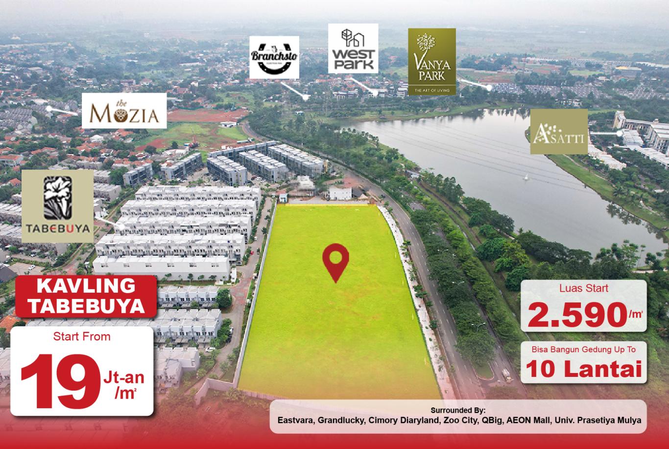 Kavling Tabebuya Bsd City